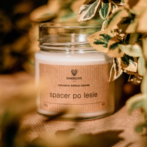 Spacer po lesie - świeca sojowa